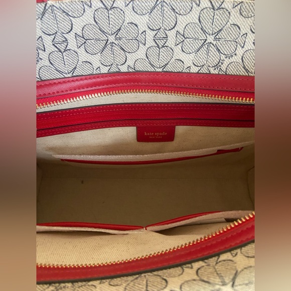 Kate Spade - Spade Flower Coated Canvas Large Market Tote~GORGEOUS - Picture 6 of 10